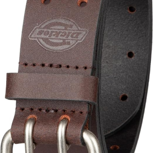 Dickies Double‑Prong Leather Belt