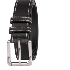 Stitched Edge Leather Belt